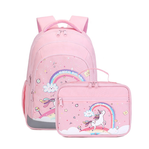 Zaino <span class=keywords><strong>unicorno</strong></span> 2024 <span class=keywords><strong>borsa</strong></span> da scuola per ragazze riciclata impermeabile Set zainetto per bambini zaino per zaino - Product Image 4