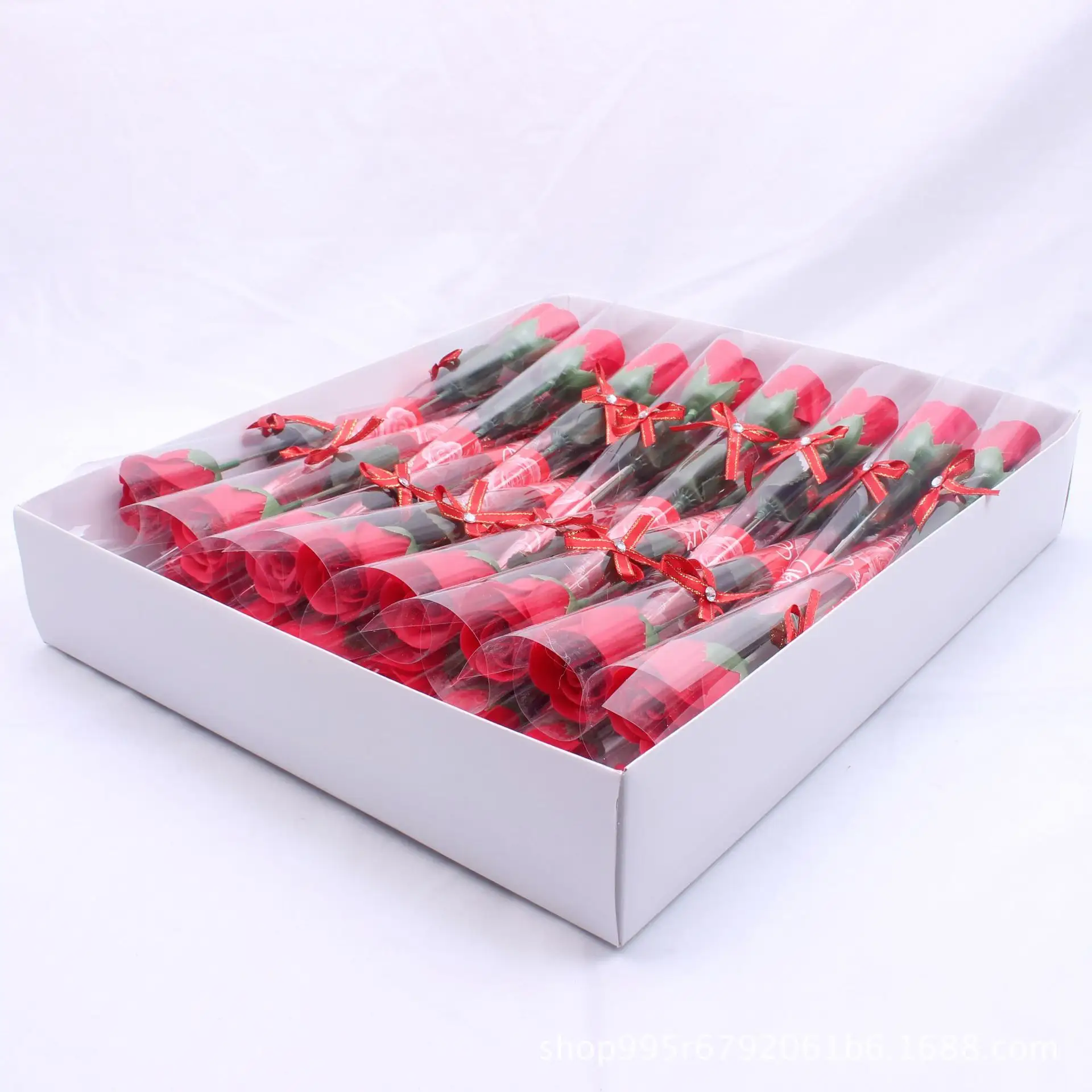 Sabun mawar bunga buatan berkualitas tinggi, tunggal hadiah pernikahan untuk Hari Valentine dan ibu hamil