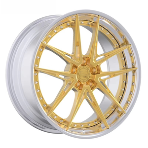 Cerchi auto DEONEO IATF16949 DOT prodotti in Cina 5x114.3 da 18 19 20 21 22 23 <span class=keywords><strong>24</strong></span> pollici con design a rete, mozzo ruota forgiato - Product Image 2