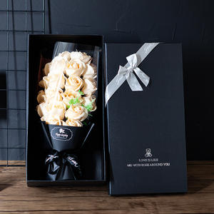 Savon en forme de cœur artistique, collection de roses, <span class=keywords><strong>idée</strong></span> <span class=keywords><strong>cadeau</strong></span> de luxe pour la fête des mères avec emballage en boîte de velours - Product Image 3