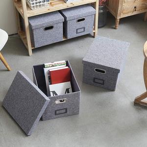 Hot Selling Collapsible Fabric Organizer Bins <strong>Document</strong> Legal File <strong>Storage</strong> <strong>Boxes</strong> - Product Image 5