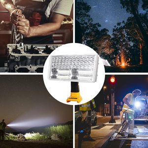 8-inch 3300mm light-emitting diode work light alt 20V 18v battery <b>spotlight</b> outdoor camping emergency lighting - Product Image 6