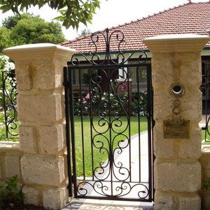 Portes en fer forgé d'<span class=keywords><strong>occasion</strong></span> compétitives Portes en fer forgé de bonne qualité en tête Portes en fer forgé contemporaines - Product Image 2