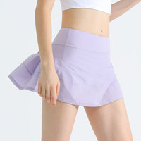 Aoyema – Jupe-short de sport décontractée pour femme, légère, 16 couleurs, avec plis au dos, idéale pour le tennis et le golf