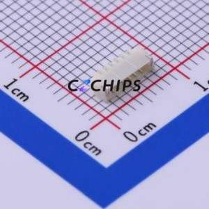 A0800WR-S-06P Wire-to-Board Pin Header SMD,P=0.8mm,Horizontal Mount Connector 1x6P 0.8mm Horizontal Mount 6P - Product Image 1