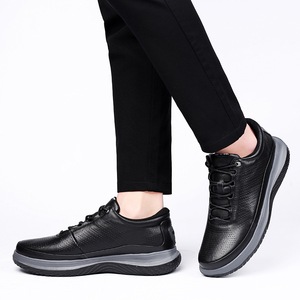 Zapatos Deportivos de Cuero Transpirables con Suela Suave 2026, Zapatos Deportivos de Cuero para Hombre con Suela Gruesa Resistente al Desgaste, Primera Capa de Piel de Vacuno de Primera Calidad - Product Image 4