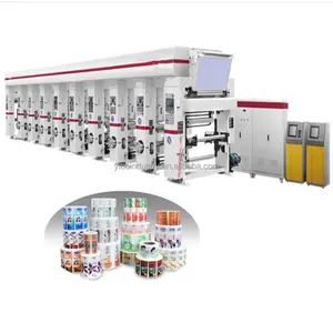 High Speed 6 /8 Color Rotogravure Printing Machine Roto Gavure Printing Machine For Paper PVC Nolon BOPP Film Cheap Price