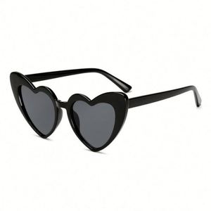 Gafas de Sol de Moda con Logotipo Personalizado, Lindas, Sexys, Retro, de Ojo de Gato, Vintage, para Mujer, Montura Grande, Gafas de Sol con Forma de Corazón - Product Image 5
