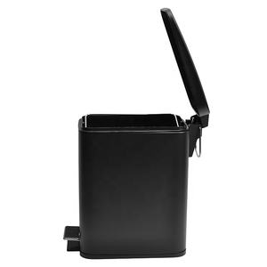 Poubelles à pédale à fermeture en douceur en acier inoxydable de 5 <span class=keywords><strong>litres</strong></span> pour la maison <span class=keywords><strong>Poubelle</strong></span> à pédale rectangulaire <span class=keywords><strong>Poubelle</strong></span> de cuisine à revêtement en poudre - Product Image 4