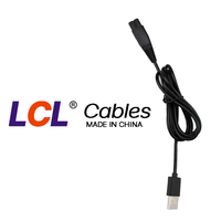 Tondeuses à cheveux électriques, tondeuses à barbe, chargeur de rasoir USB Type-C 5V avec gaine en nylon pour imprimante, appareil photo et ordinateur