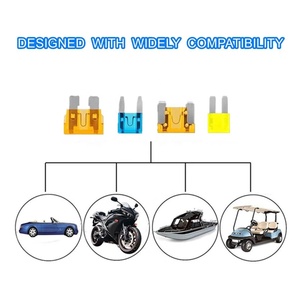 Mini <span class=keywords><strong>12V</strong></span> cầu chì tap add-A-Circuit Adapter Kit cấu hình thấp micro2 Mini ATS cầu chì chủ cho xe ô tô xe tải thuyền làm PVC cách nhiệt - Product Image 6