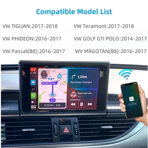 CarPlay sem fio para Volkswagen GOLF GTI POLO 2014-2017 Android Auto Espelho Link AirPlay <span class=keywords><strong>Bluetooth</strong></span> câmera reversa Car Play - Product Image 4