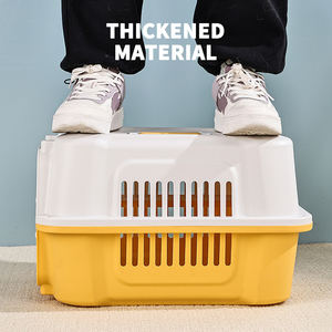 Havayolu onaylı 2 kapılı üst-yük sert taraflı köpekler kediler küçük ve orta köpekler kediler için ayrılabilir tekerlekler ile Pet seyahat taşıyıcısı - Product Image 5