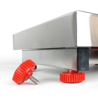 Plateforme de pesage électronique numérique en acier inoxydable de 300 kg, précision élevée, excellente performance imperméable, personnalisable ODM