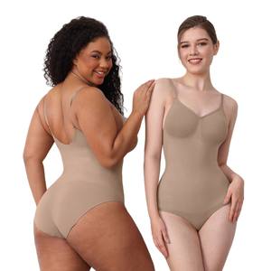 Body Moldeador de Cuerpo Completo para Mujer, Talla Grande, Firme, Delgado, Sin Costuras, con Efecto Tinte en el Abdomen, Levanta Glúteos, Posparto, de Nailon - Product Image 5