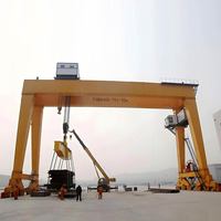Kran Gantry Mobile 2 Ton Langsung dari Pabrik, Pengangkat Lempengan Batu, Kran Gantry Tipe A untuk Granit