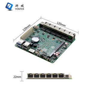 เมนบอร์ดไฟร์วอลล์ NANO ITX 5205U เซิร์ฟเวอร์เครือข่าย pfsoc DDR4แรมแบบบูรณาการ Win 10 /linux 6 LAN - Product Image 4