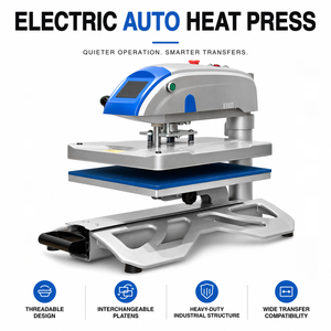 Termopressa Elettrica Automatica 16x20 per T-shirt con Apertura a Bandiera - Product Image 3