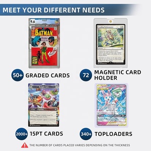 Scatola Trasparente per Conservazione <span class=keywords><strong>Carte</strong></span> Collezionabili, Contiene Oltre 2000 <span class=keywords><strong>Carte</strong></span>, Scatola in Acrilico per Mazzi di <span class=keywords><strong>Carte</strong></span> da Baseball - Product Image 3