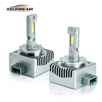 Ampoule LED D3S Premium Série D avec ventilateur de refroidissement silencieux 4500LM 6500K Accessoires de voiture Phares LED