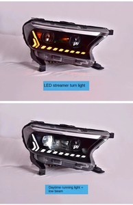 ไฟหน้า LED ปี 2016 พร้อมไฟ DRL โปรเจคเตอร์เลนส์แบบไดนามิก สัญญาณไฟเลี้ยวแบบไดนามิก สภาพใหม่ หลอดไฟหน้า 12V LED สำหรับไฟหน้า LED ปี 2016 - Product Image 3