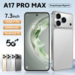 Smartphone 2025 A17 Pro Max 5G con Pantalla OLED de 7.3 Pulgadas y 90Hz, 16GB+1TB de Almacenamiento, Android <span class=keywords><strong>15</strong></span>, Desbloqueado, Doble SIM - Product Image 4