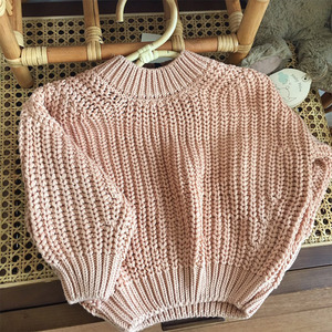 Vêtements pour enfants automne-hiver, nouveau style, pull en tricot chaud pour enfants, pulls pour bébés filles - Product Image 5