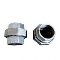 Raccords de plomberie en fonte malléable galvanisée résistante à l'huile à tête hexagonale, fabriqués en usine, raccords filetés