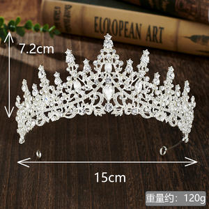 Wedding <strong>Tiara</strong> Rhinestone <strong>Tiaras</strong> Crowns for Women Wedding <strong>Tiaras</strong> for Bride <strong>Royal</strong> Queen Crown Headband Princess Headpieces - Product Image 6