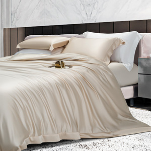 Set Sprei Mewah dari Pemasok Terbaik, Lembut dan Halus, 100% Organik dari Bambu, Set Sprei Bambu, Sarung Selimut Bambu, Set Tempat Tidur Bambu - Product Image 3