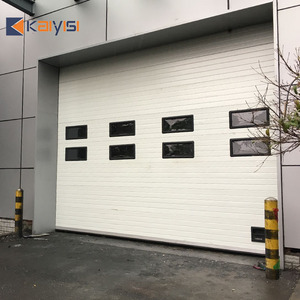 <span class=keywords><strong>Porte</strong></span> <span class=keywords><strong>sectionnelle</strong></span> en acier isolée par <span class=keywords><strong>porte</strong></span> verticale <span class=keywords><strong>industrielle</strong></span> moderne conçue d'ascenseur pour la surface finie d'entrepôt - Product Image 3