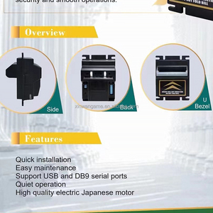JIX hóa đơn chấp nhận cho Morocco nhựa đồng xu Pusher cho máy trò chơi cá bảng arcades Máy bán hàng tự động nước Dispenser hẹn giờ - Product Image 6