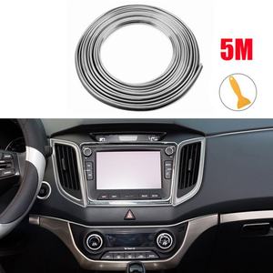 Molduras Interiores Flexibles Universales para Decoración de Automóviles, Tiras Decorativas para Accesorios de Automóviles, Tira Decorativa para Tablero, Adhesivo de Borde de 5 Metros - Product Image 2