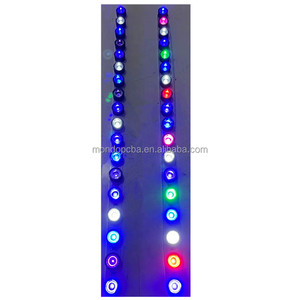 แผงวงจรพิมพ์ PCB แผงวงจรไฟ LED สำหรับตู้ปลาแผงไฟ LED หลากสี PCBA พร้อมเลนส์ - Product Image 1