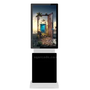 Pantalla LCD de 43 pulgadas montada en el suelo para juegos de arcade, pantalla LCD para TV, quiosco de exhibición de pared