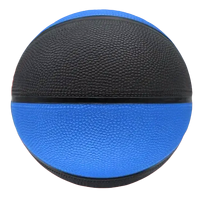 Ballons de basket en caoutchouc de haute qualité, durables, flexibles, taille 6, bleu et noir, avec logo personnalisé, pour entraînement en intérieur/extérieur, pour équipes – Vente chaude