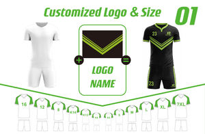 Camiseta de Fútbol Personalizada Aolan de Secado Rápido, Transpirable, con Malla Elástica y Moldeadora para Equipos Amateur - Product Image 3