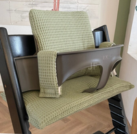 Housse de coussin pour chaise haute bébé pliable, personnalisée, en coton extra rembourré, écologique, lavable en machine, de haute qualité, pour soins infantiles