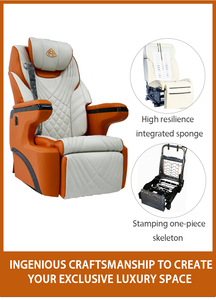 Mercedes V Class Luxury Vito Van Interior Asientos de coche plegables Silla VIP de cuero de primera calidad Asientos <span class=keywords><strong>Sprinter</strong></span> Asientos de coche modificados - Product Image 2