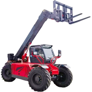 Chariot télescopique de 3 tonnes de marque chinoise de premier plan, fiable, 4x4, diesel, avec cabine climatisée - Product Image 4
