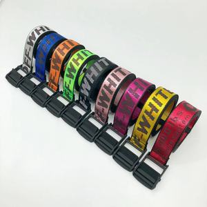 سبيكة إبزيم الهيب هوب حزام ارتداء قبالة حزام أبيض الشارع الصناعي مع شعار الجاكار في كل مكان - Product Image 5