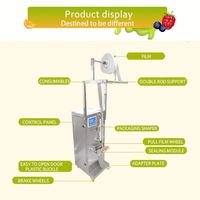 Machine Automatique de Fabrication et d'Emballage de Sucettes Glacées et Bâtonnets, Remplissage et Scellage de Jus de Fruits Liquides
