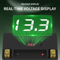 بطارية ليثيوم OEM EF-LFP1208B لبدء تشغيل الدراجات النارية 12.8 فولت 2-16 أمبير ساعة، بطارية ليثيوم فوسفات الحديد (LiFePO4) بقدرة 800 دورة، مناسبة للقوارب وغيرها، تعمل في درجات حرارة من -20 إلى 65 درجة مئوية.