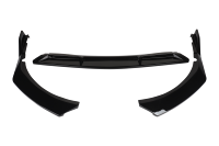 Kit carrosserie 3 pièces pour pare-chocs avant, séparateur de pare-chocs, spoiler, diffuseur pour Toyota Camry version américaine 2018-2024, noir brillant PP, accessoires de voiture