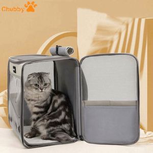 Sac de transport pliable et pratique pour animaux de compagnie, sac à dos respirant pour chat, personnalisable en couleur, pour extérieur et porté sur les épaules - Product Image 5