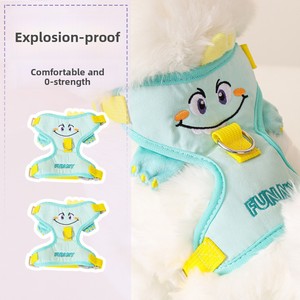 Cute Dinosaur Small Size <strong>Dog</strong> Leash Teddy <strong>Dog</strong> <strong>Chain</strong> <strong>Harness</strong> for Bichon Frize Cat Pet Leashes with Comfortable Features - Product Image 3