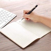 Meilleure qualité pas cher professionnel papeterie bureau école personnalisé A5 B5 couture reliure carnet de notes avec couverture Kraft dur
