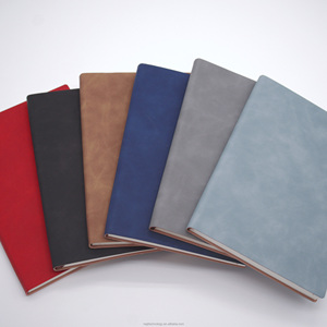 Bán buôn tùy chỉnh A5 kinh doanh máy tính xách tay dày da da may cho cuộc họp hồ sơ doanh nghiệp in logo văn phòng - Product Image 3