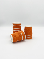 Gobelets jetables en papier kraft 12 oz pour boissons chaudes, design à paroi ondulée, écologiques, en matériaux recyclés pour cafés et gobelets à café à emporter