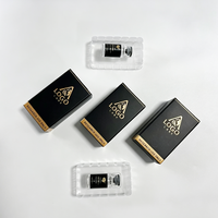 Conception de personnalisation professionnelle, emballage écologique haut de gamme avec estampage à chaud UV, spécifications pour boîte de 1 flacon pour petit flacon de 3 ml